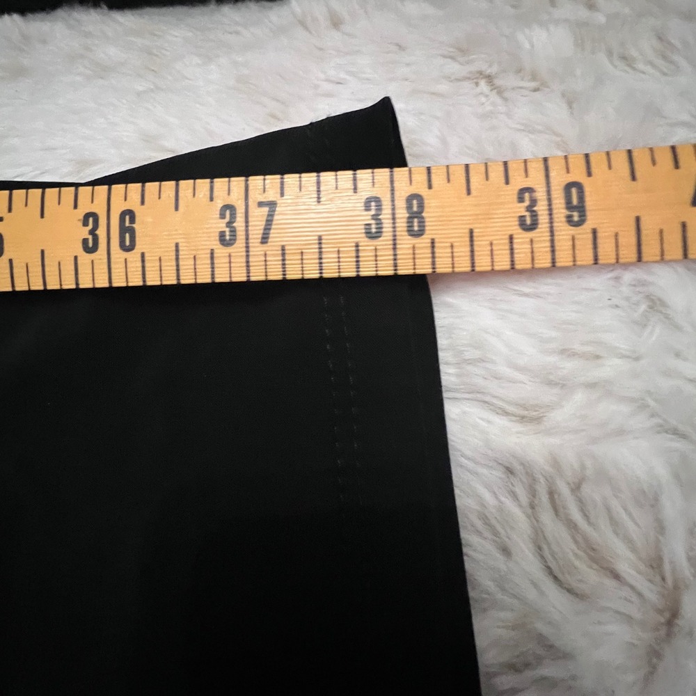 NWT Tahari Black Sleeveless Flowy Wrap Front Jumpsuit Wide Leg Belted Size L - Picture 12 of 13